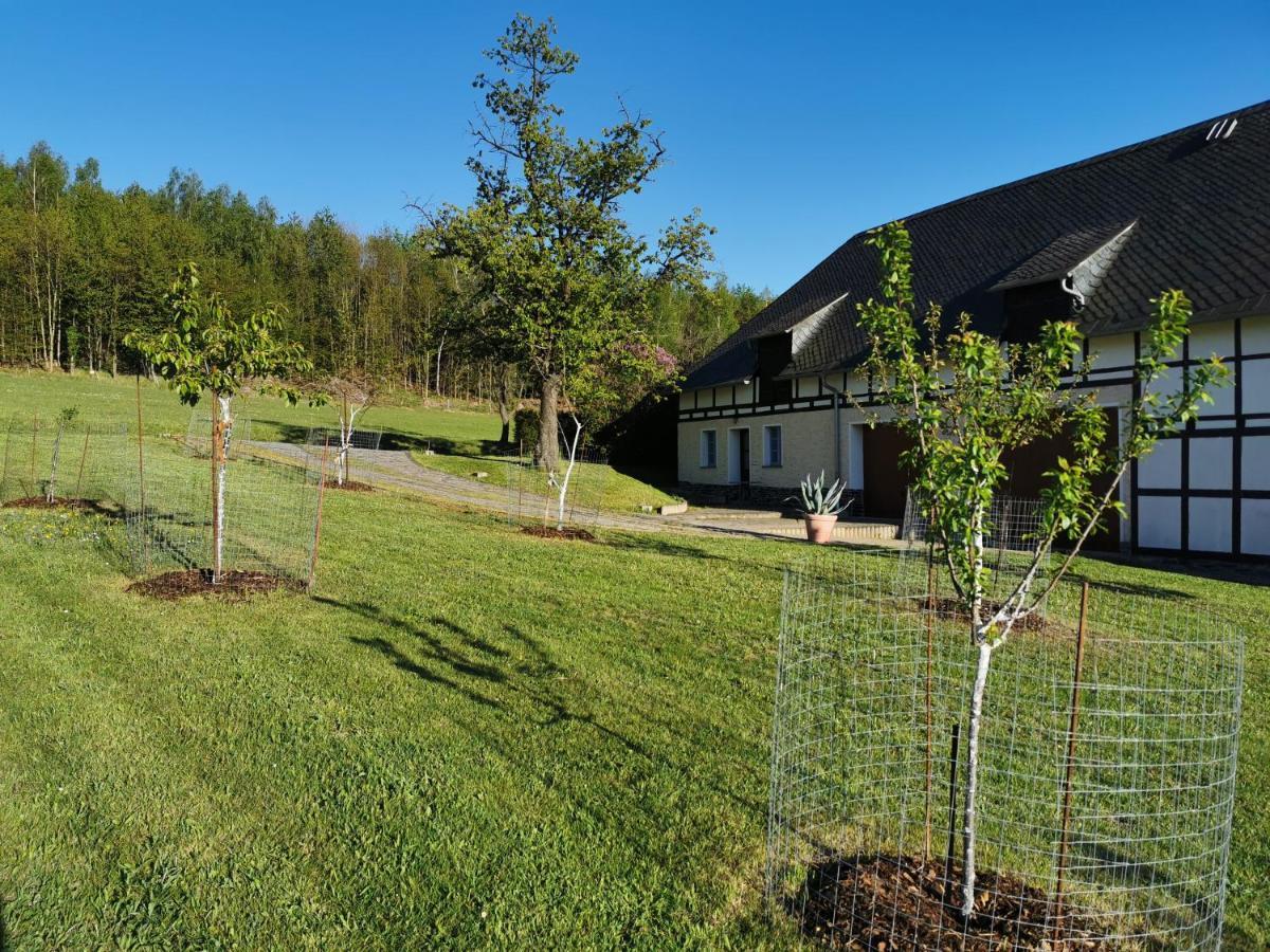 Ferienwohnung Am Saalehaken Gossitz Exterior foto